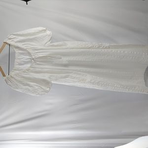 Free People Cotton Puff Sleeve Dress